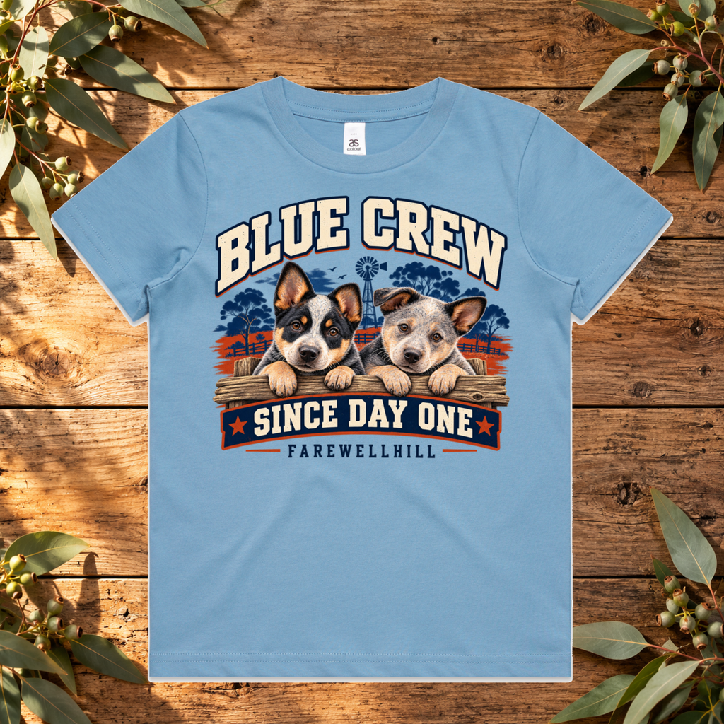 FAREWELLHILL Youth Staple Tee - Blue Crew – Since Day One