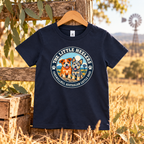 FAREWELLHILL Kids Staple Tee - The Little Heelers – Round Badge