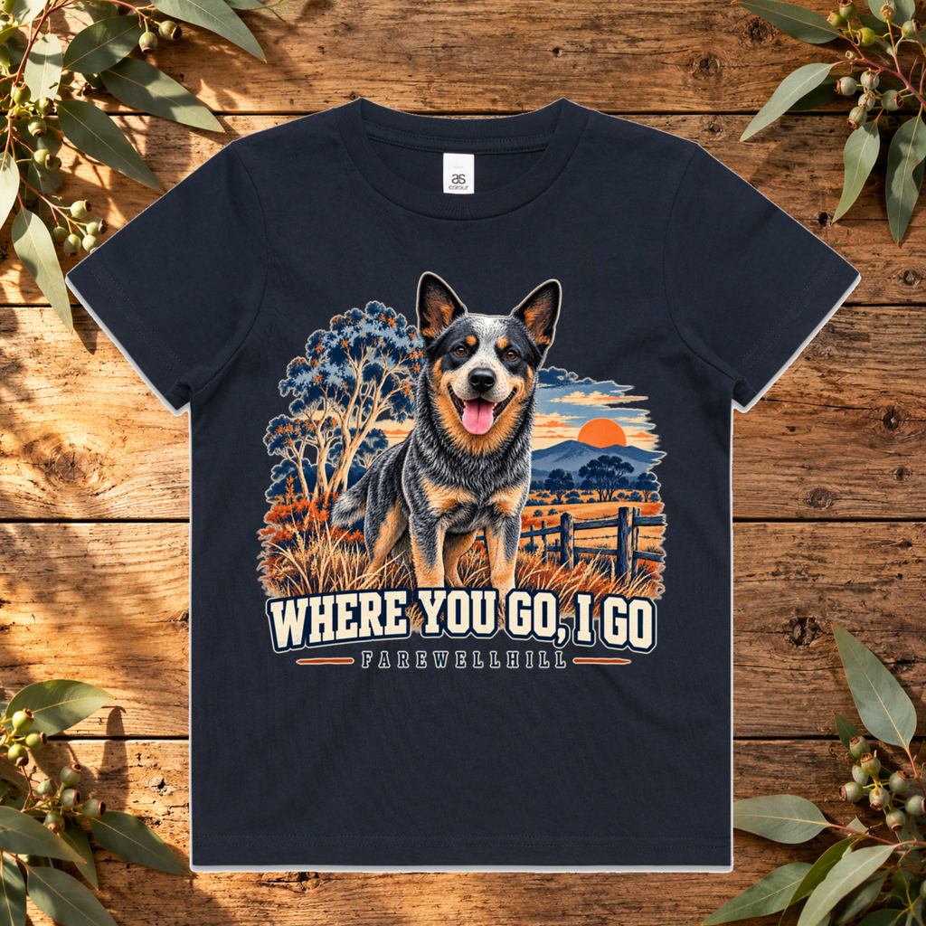 FAREWELLHILL Youth Staple Tee - Where You Go, I Go