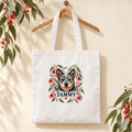 Tammy Bamboo Tote Bag - Floral