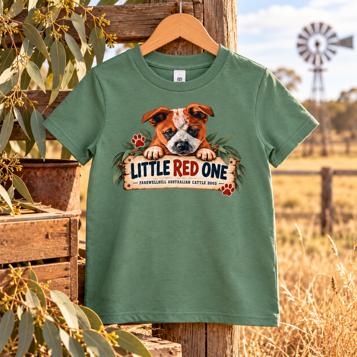 FAREWELLHILL Kids Staple Tee - Little Red One – Lainey