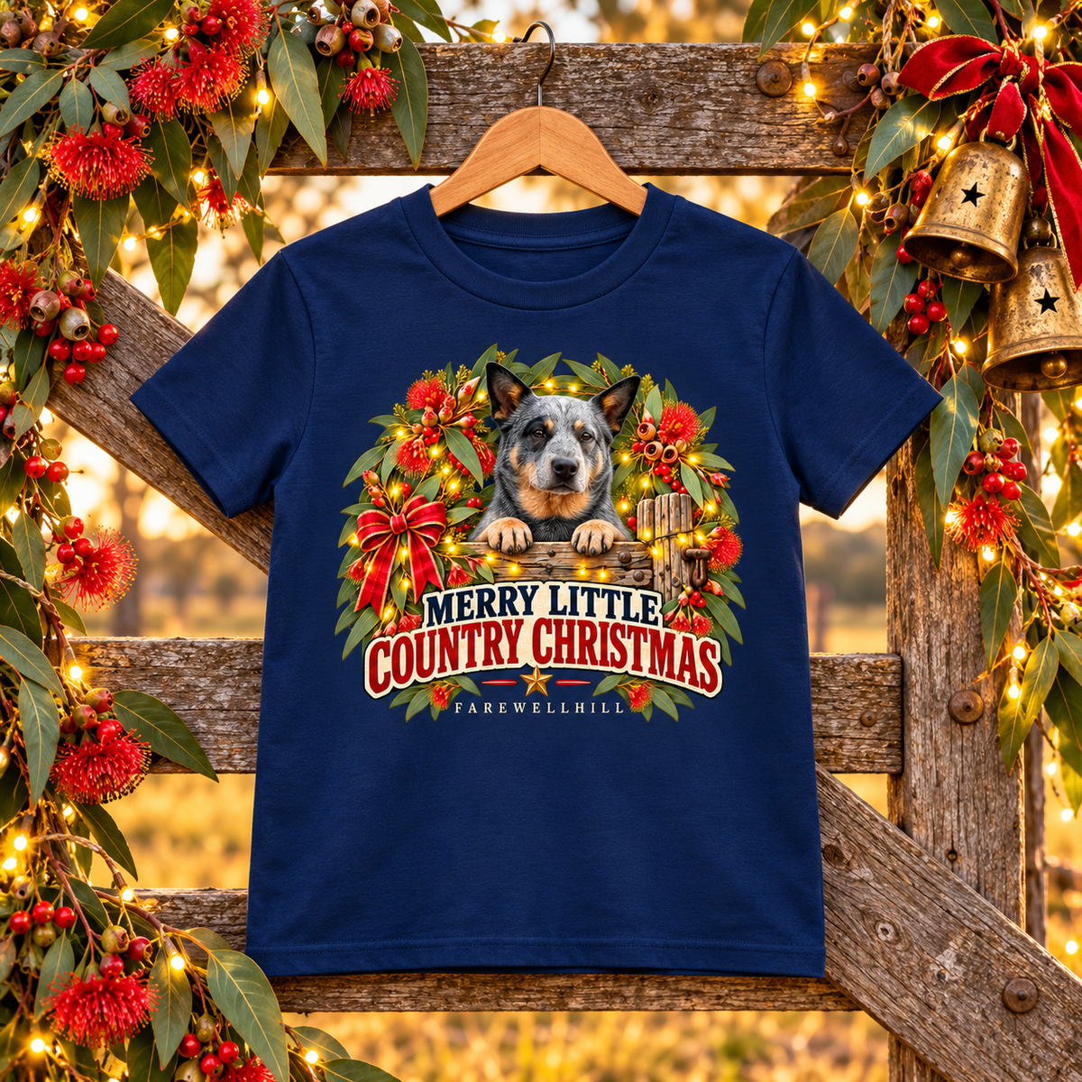 FAREWELLHILL Youth Staple Tee - Merry Little Country Christmas