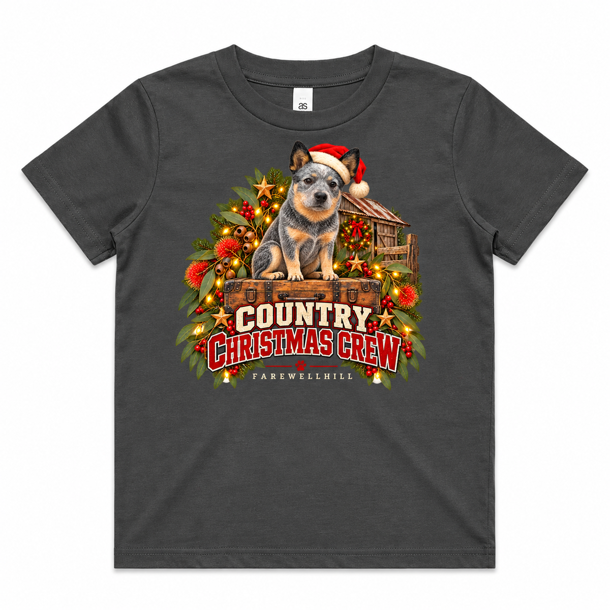 FAREWELLHILL Youth Staple Tee - Country Christmas Crew