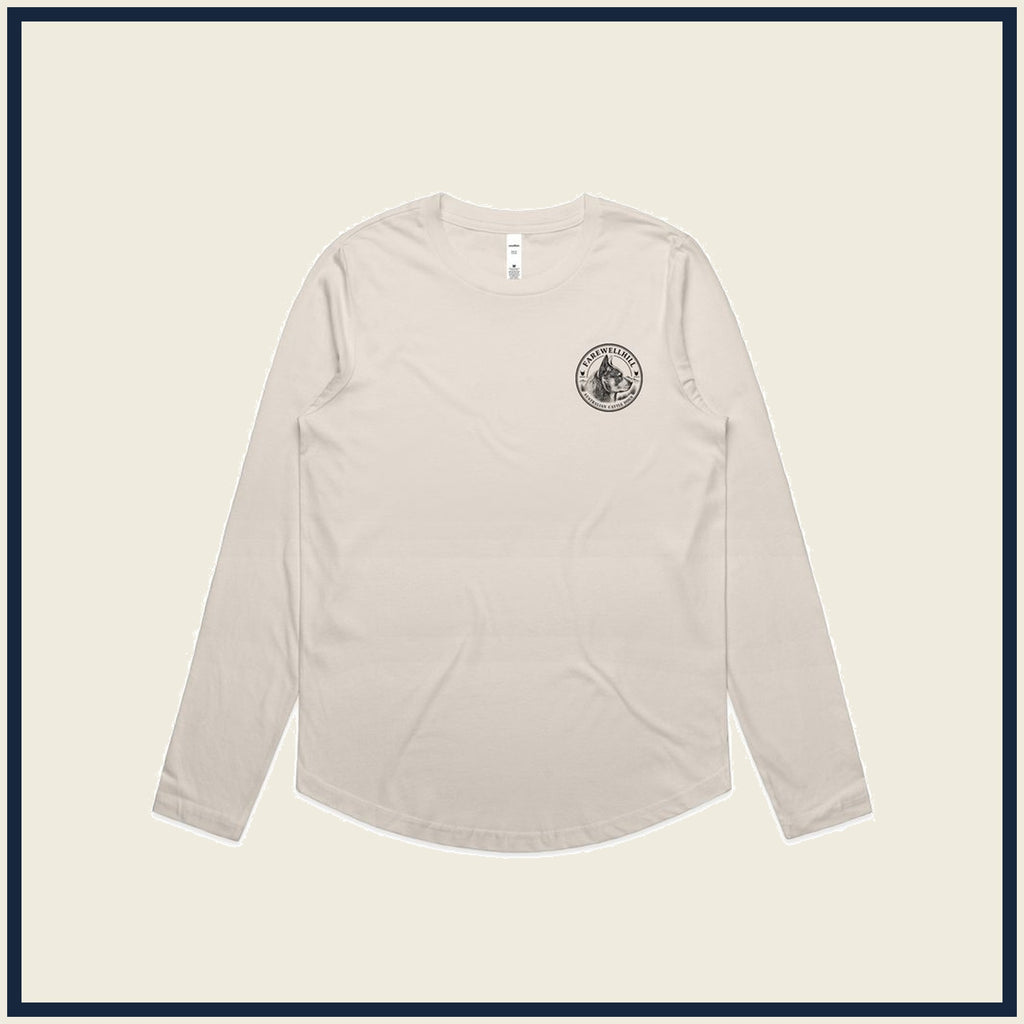 FAREWELLHILL Women's Maple Curve Tee – Long Sleeve