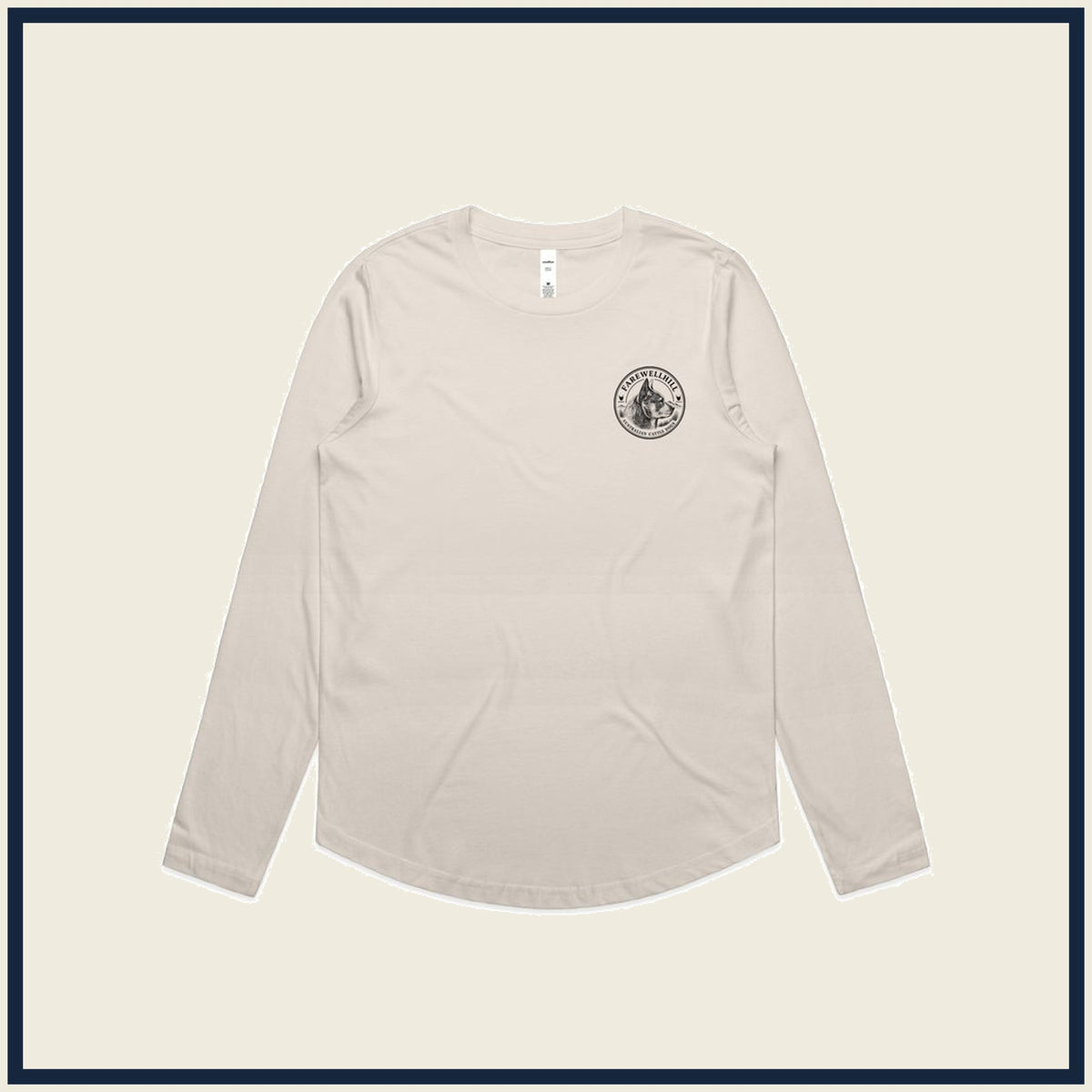 FAREWELLHILL Women's Maple Curve Tee – Long Sleeve