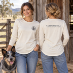 FAREWELLHILL Women's Maple Curve Tee – Long Sleeve