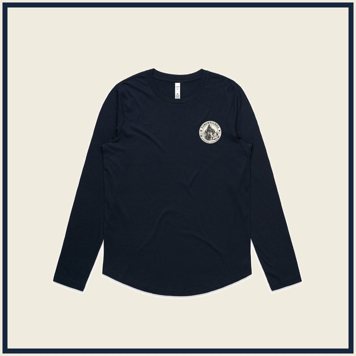 FAREWELLHILL Women's Maple Curve Tee – Long Sleeve