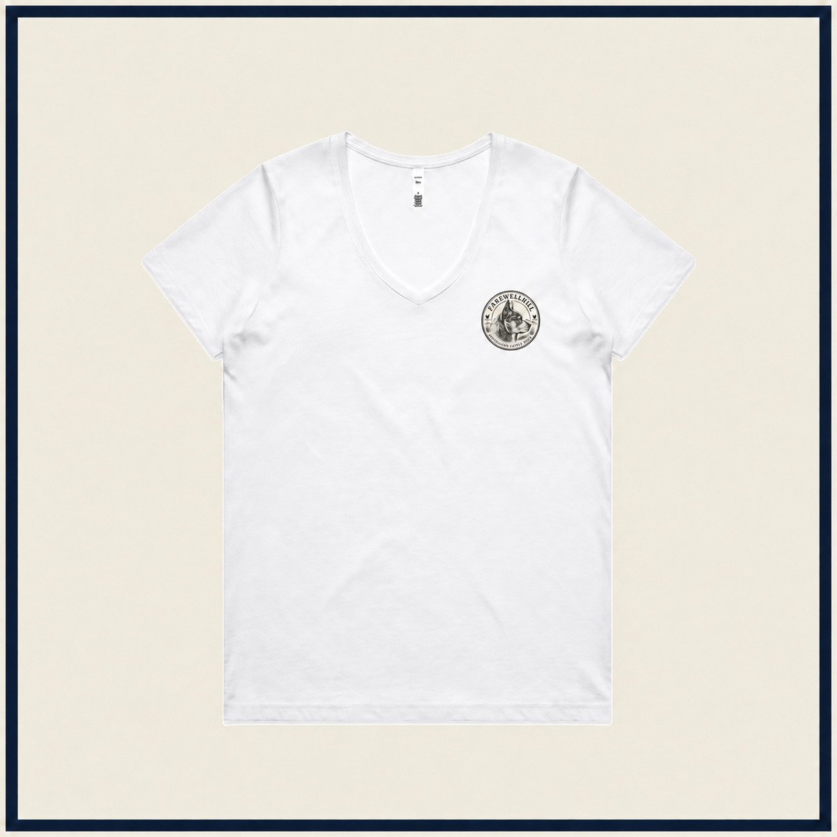 FAREWELLHILL Women's Maple V-Neck Tee – Short Sleeve