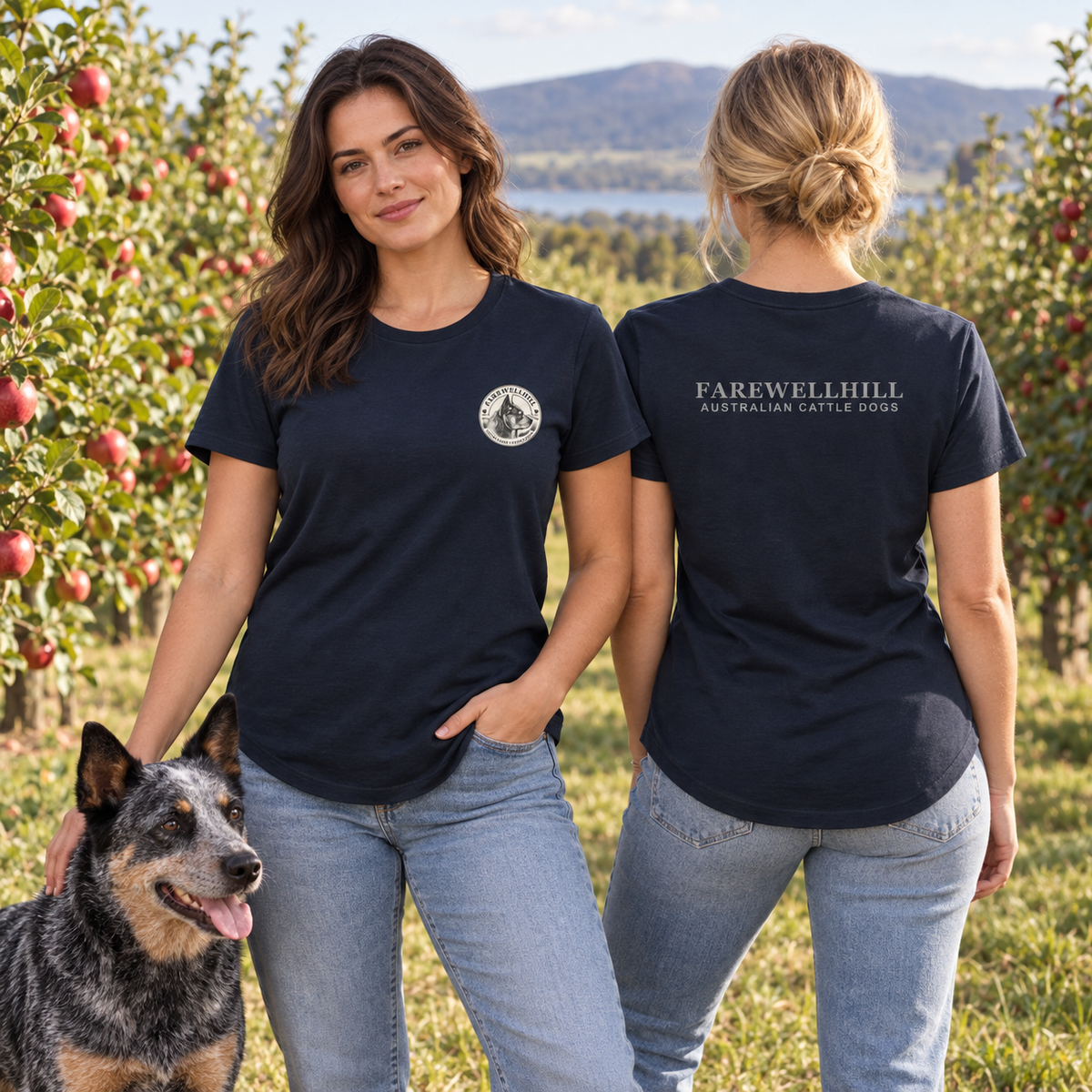 FAREWELLHILL Women's Maple Curve Tee – Short Sleeve