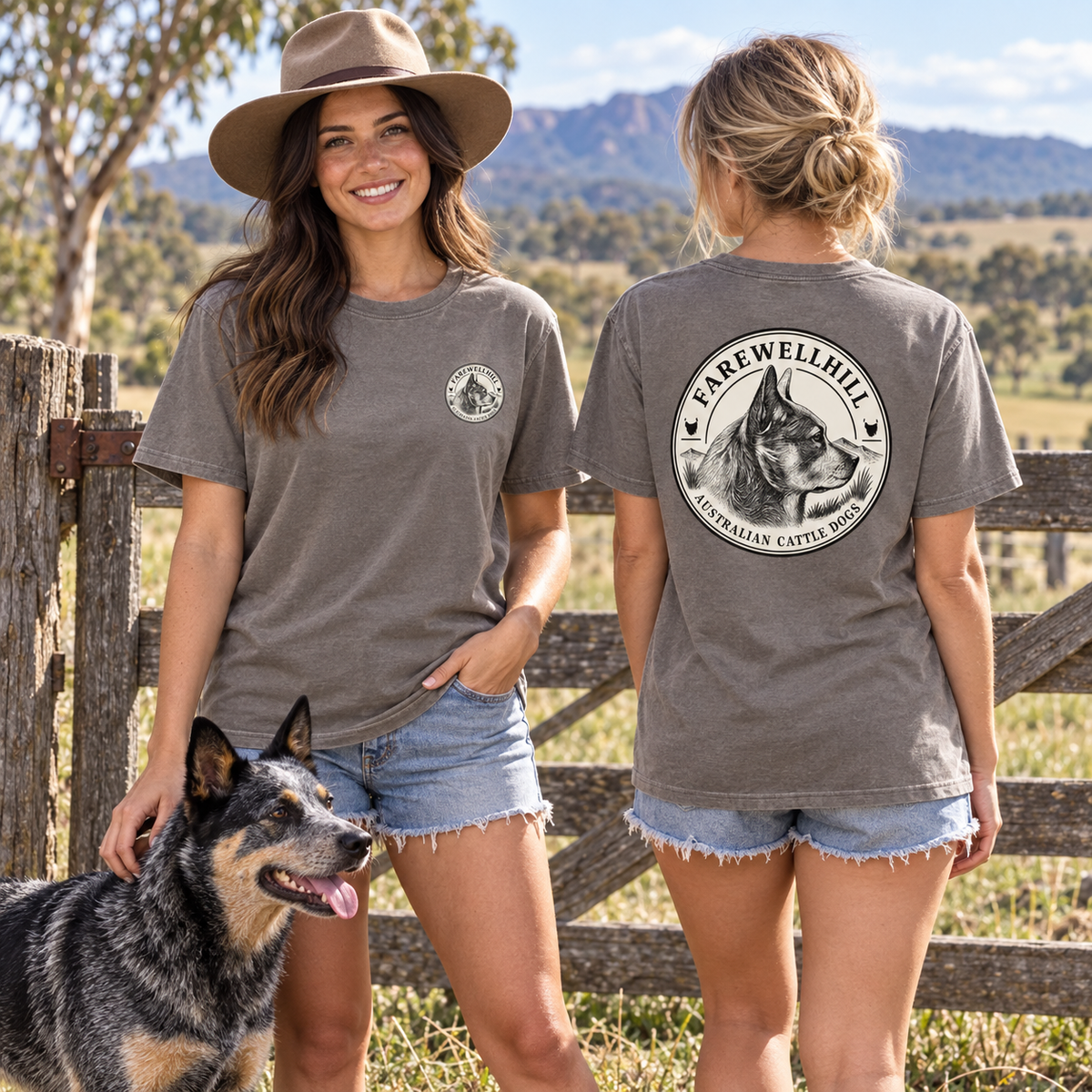 FAREWELLHILL Women's Heavy Faded Tee – Short Sleeve