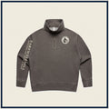 FAREWELLHILL Women's Relax Faded Half Zip Jumper