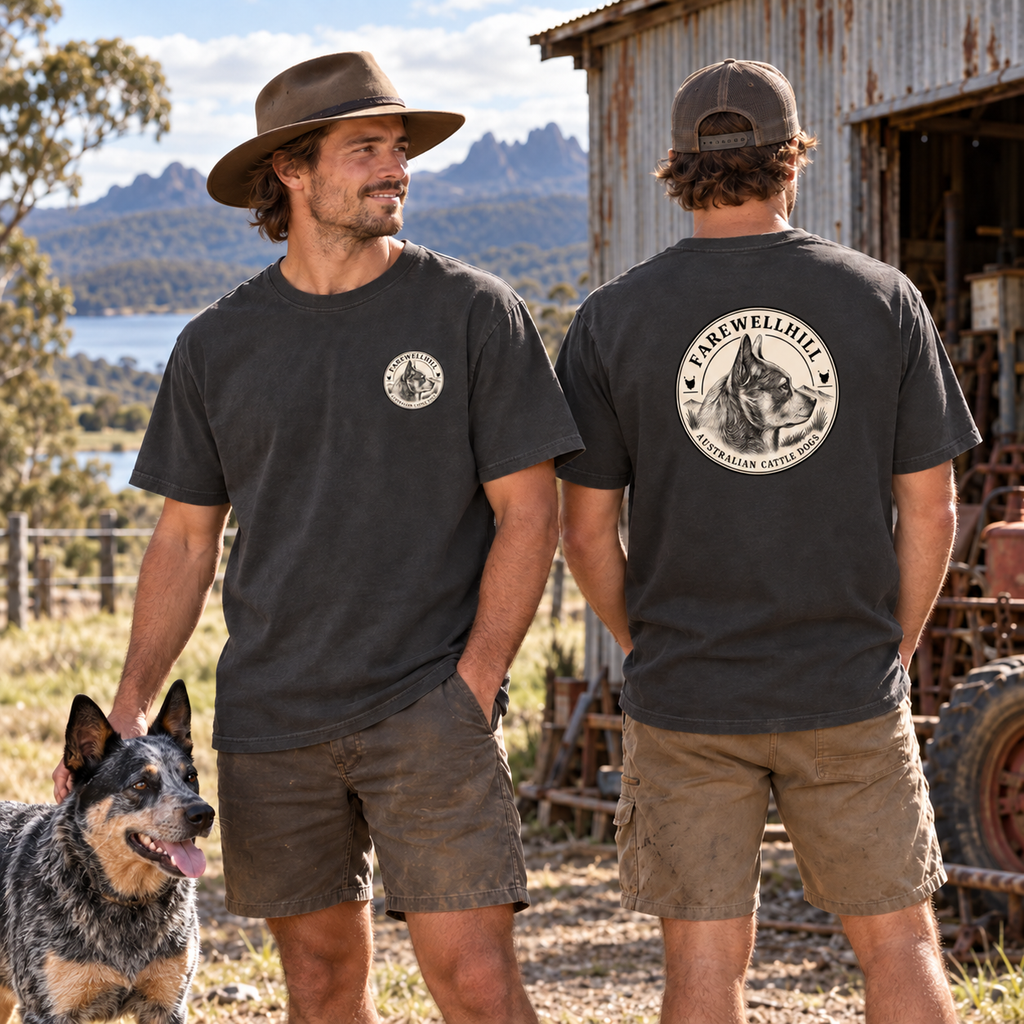FAREWELLHILL Men's Heavy Faded Tee – Short Sleeve