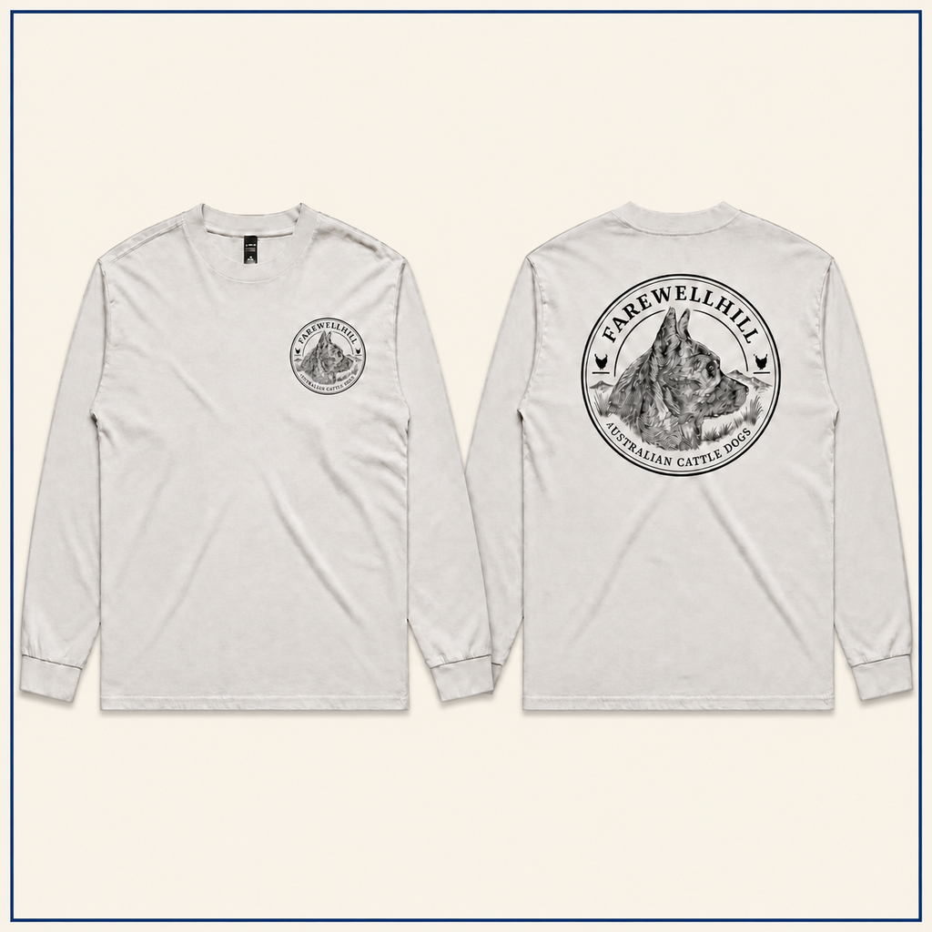 FAREWELLHILL Men's Heavy Faded Tee – Long Sleeve