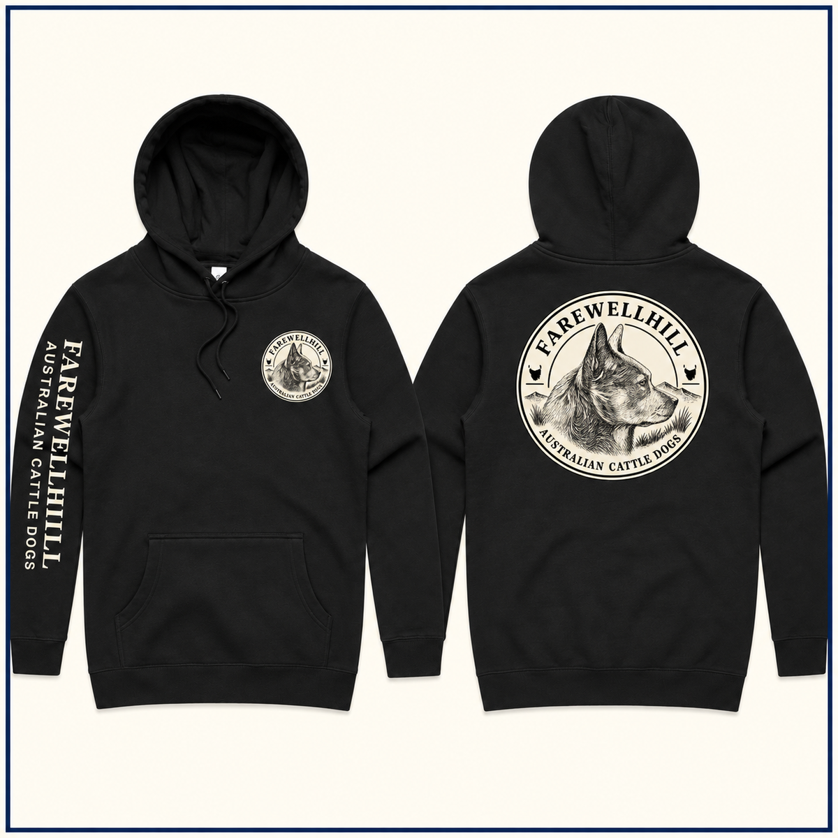 FAREWELLHILL Men's Stencil Hood