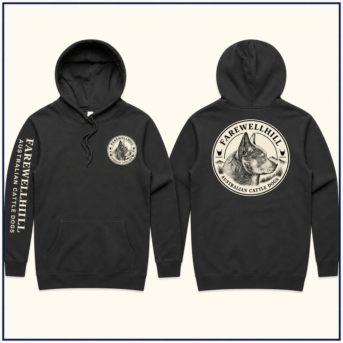 FAREWELLHILL Men's Stencil Hood