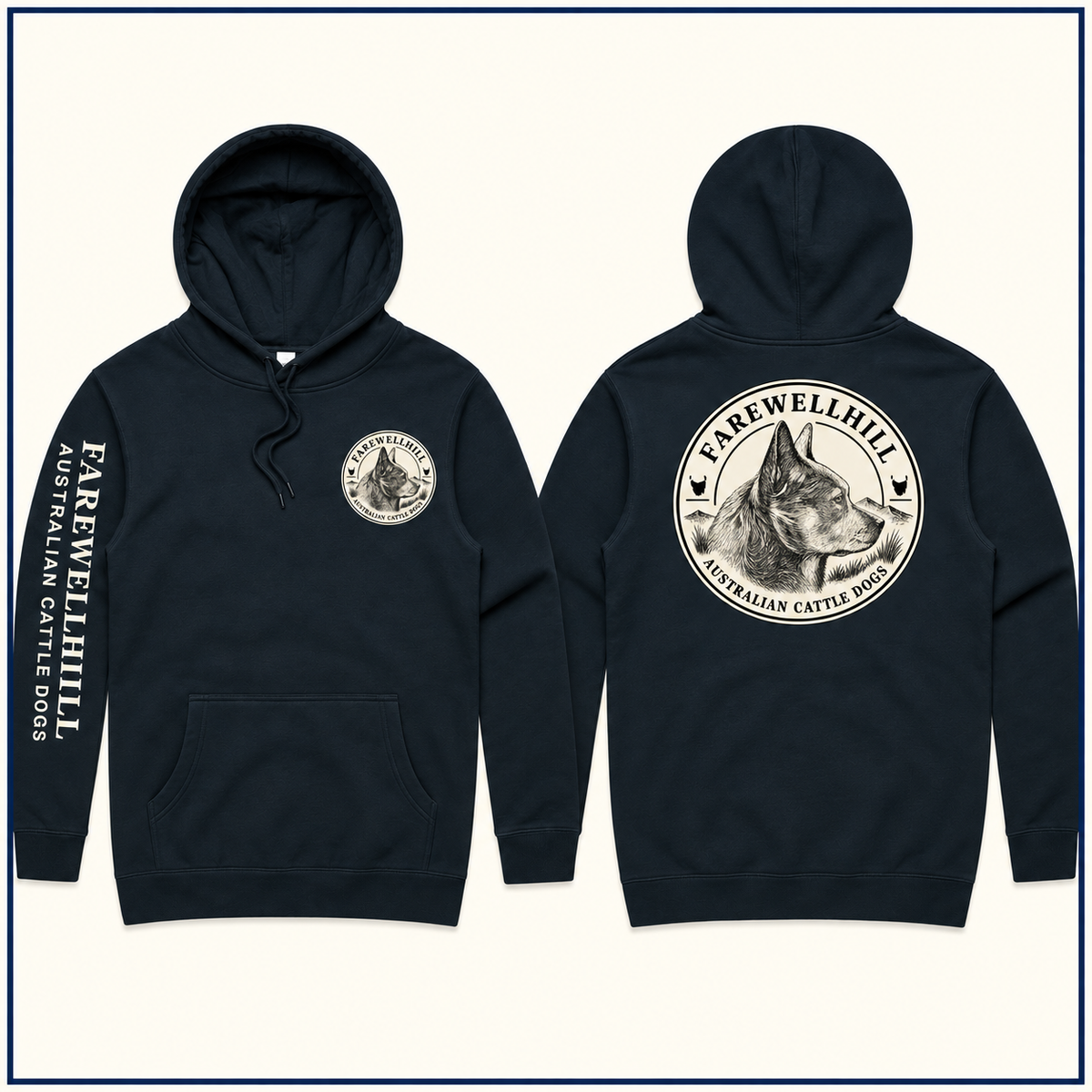 FAREWELLHILL Men's Stencil Hood