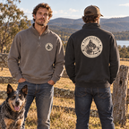 FAREWELLHILL Men's Relax Faded Half Zip Jumper