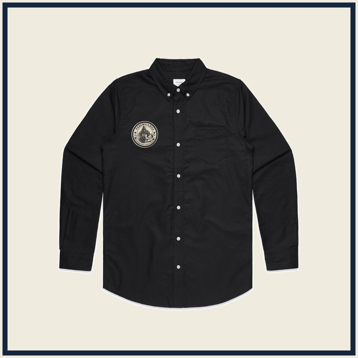 FAREWELLHILL Men's Mid Weight Oxford Shirt – Long Sleeve