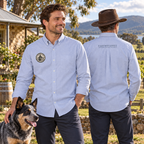 FAREWELLHILL Men's Mid Weight Oxford Shirt – Long Sleeve