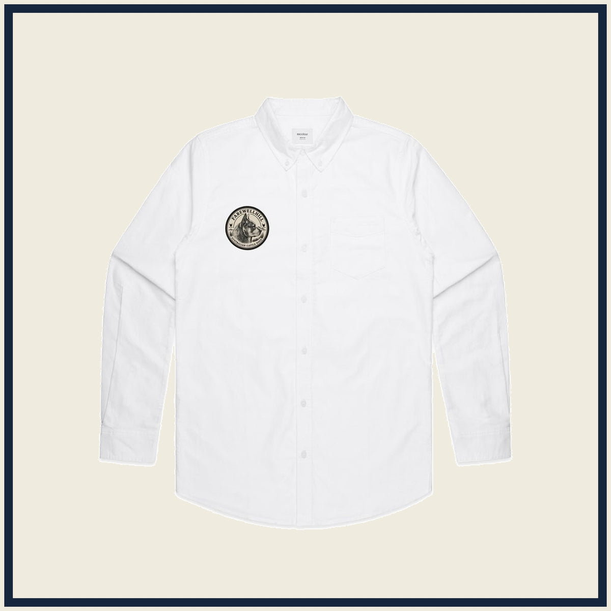 FAREWELLHILL Men's Mid Weight Oxford Shirt – Long Sleeve