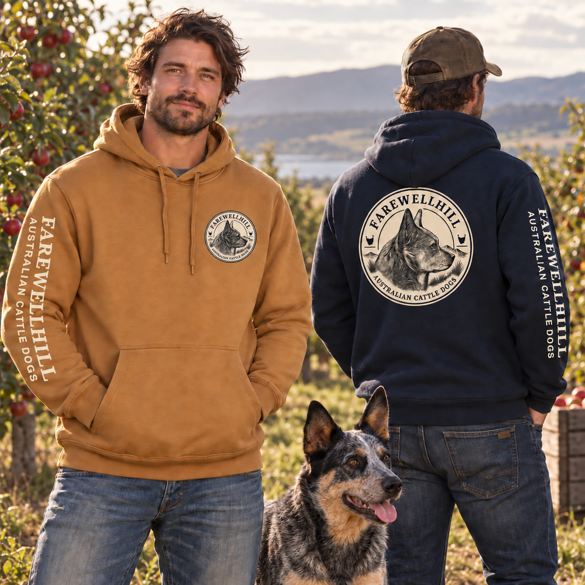 FAREWELLHILL Men's Stencil Hood