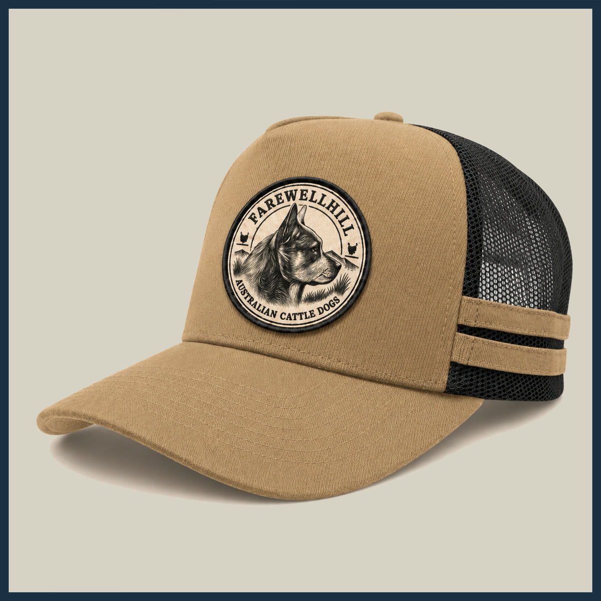 FAREWELLHILL Striped Trucker