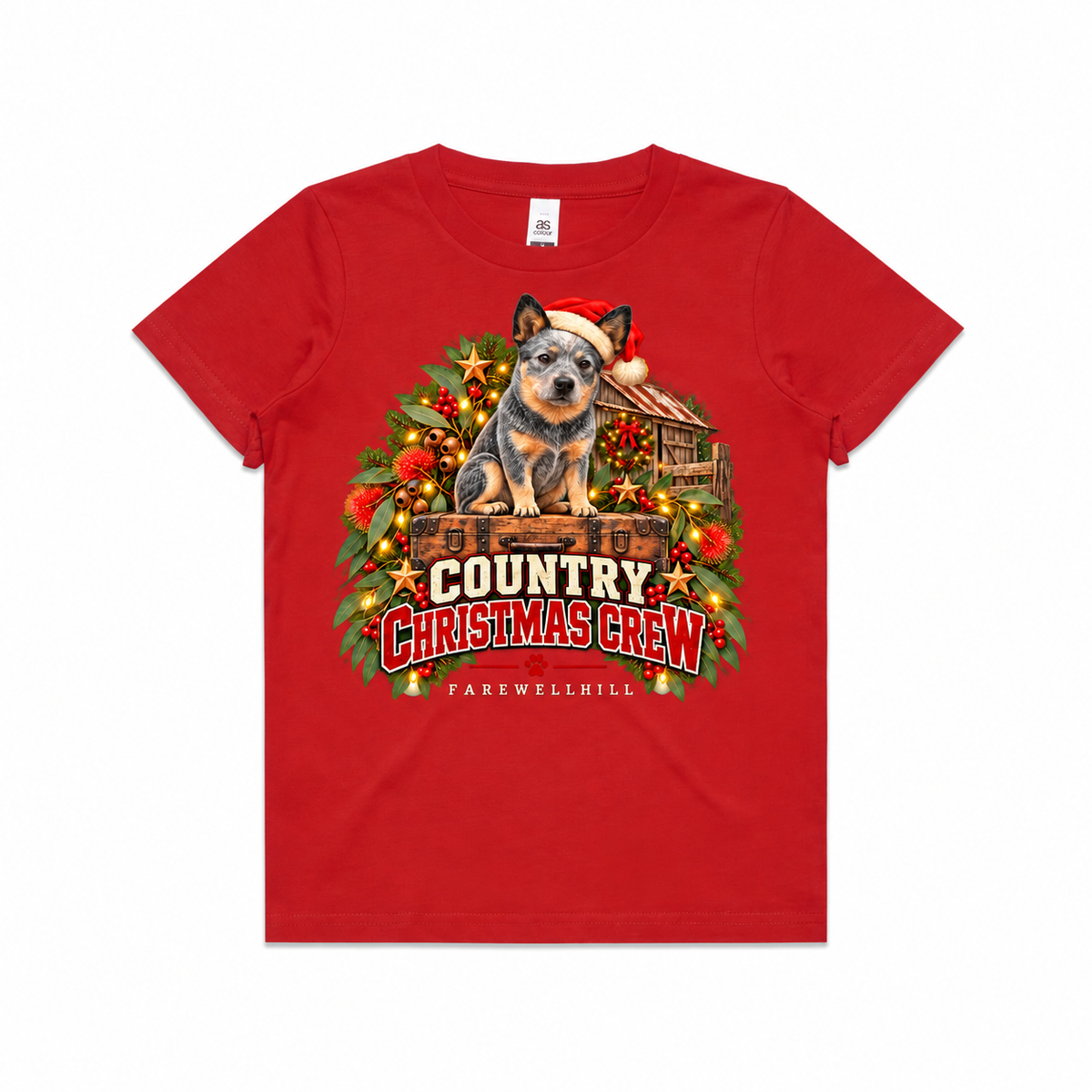 FAREWELLHILL Youth Staple Tee - Country Christmas Crew