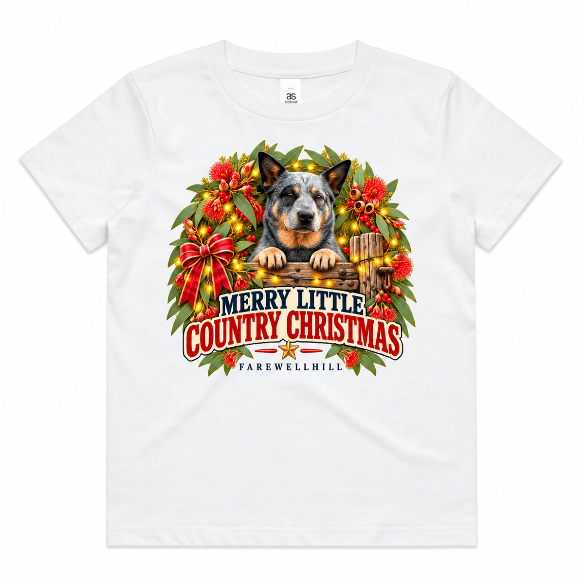 FAREWELLHILL Youth Staple Tee - Merry Little Country Christmas
