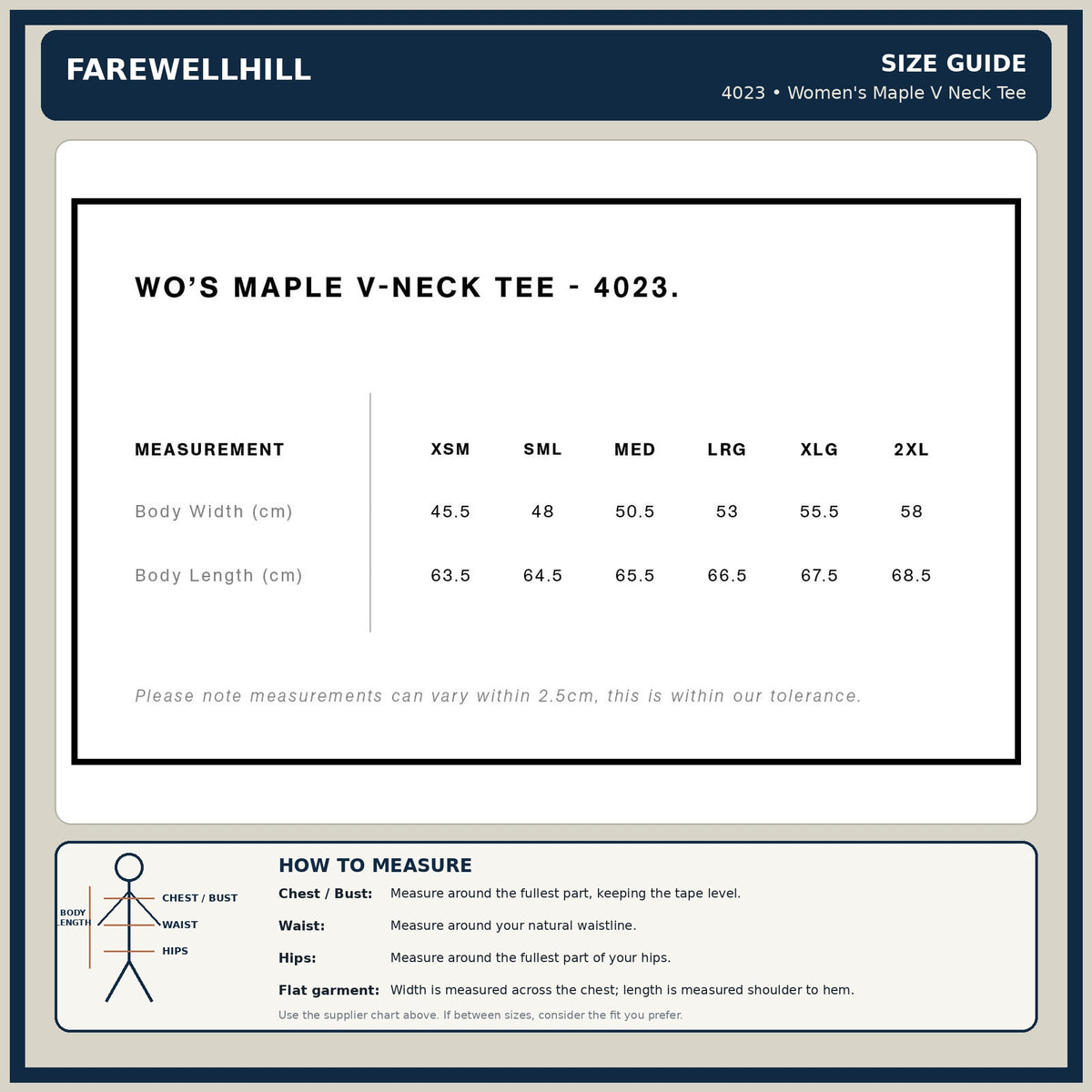 FAREWELLHILL Women's Maple V-Neck Tee – Short Sleeve