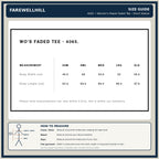 FAREWELLHILL Women's Maple Faded Tee – Short Sleeve