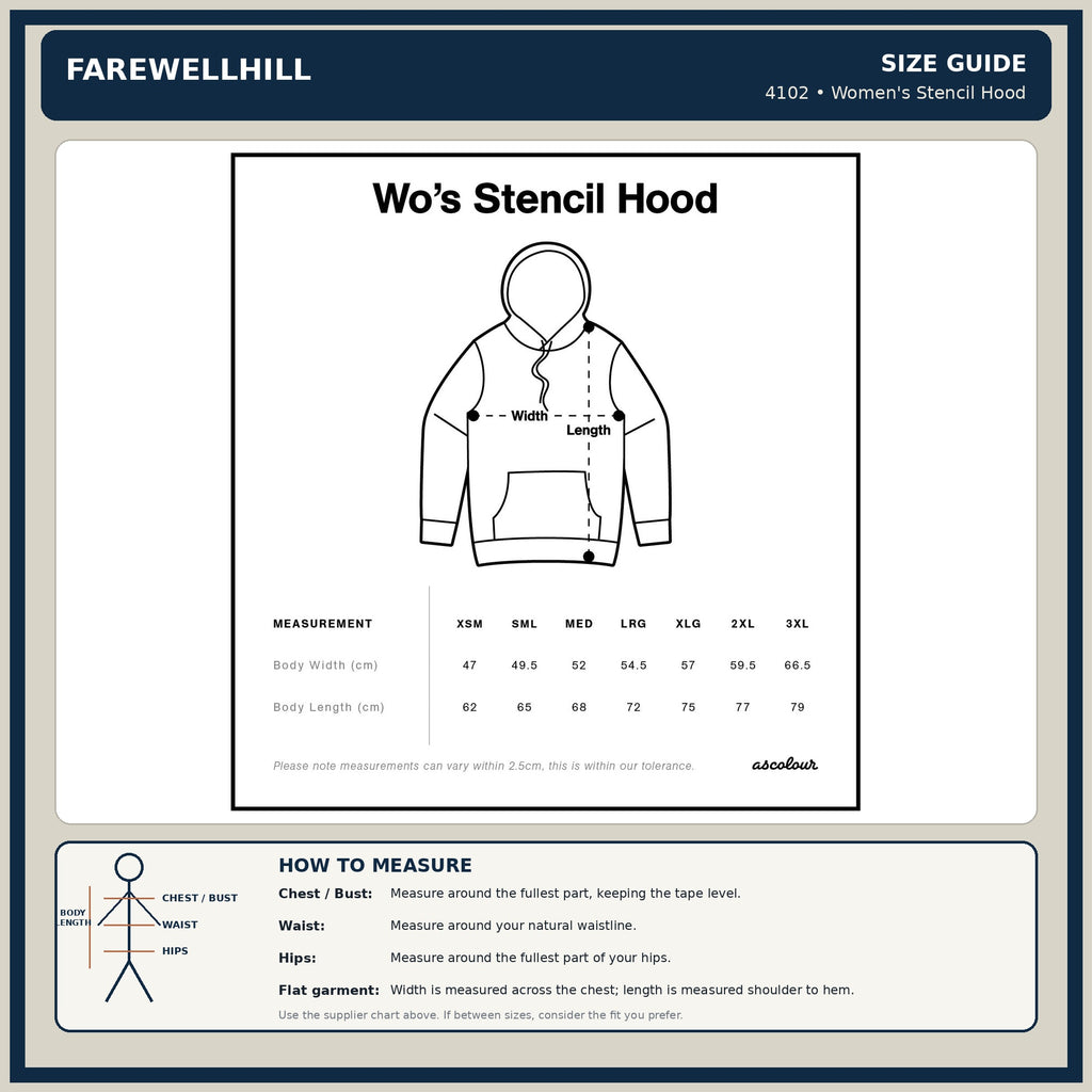 FAREWELLHILL Women's Stencil Hood