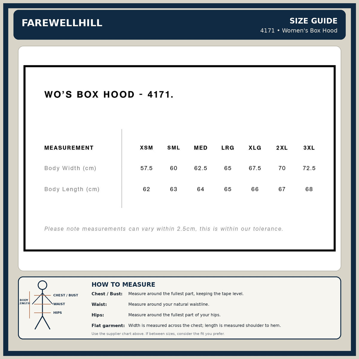 FAREWELLHILL Women's Box Hood