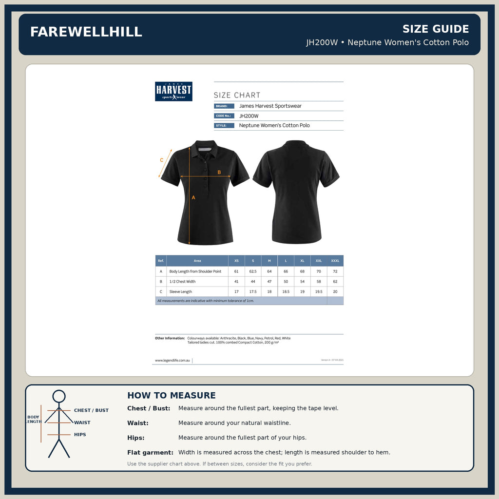 FAREWELLHILL Women's Neptune Cotton Polo