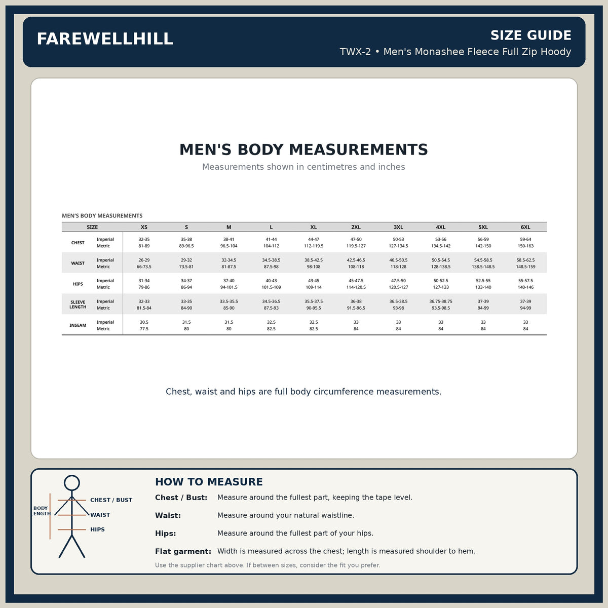 FAREWELLHILL Men's Monashee Fleece Full Zip Hoody