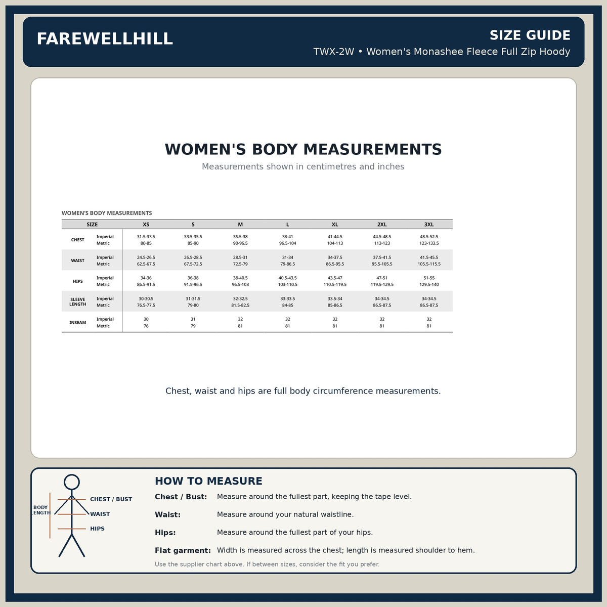 FAREWELLHILL Women's Monashee Fleece Full Zip Hoody