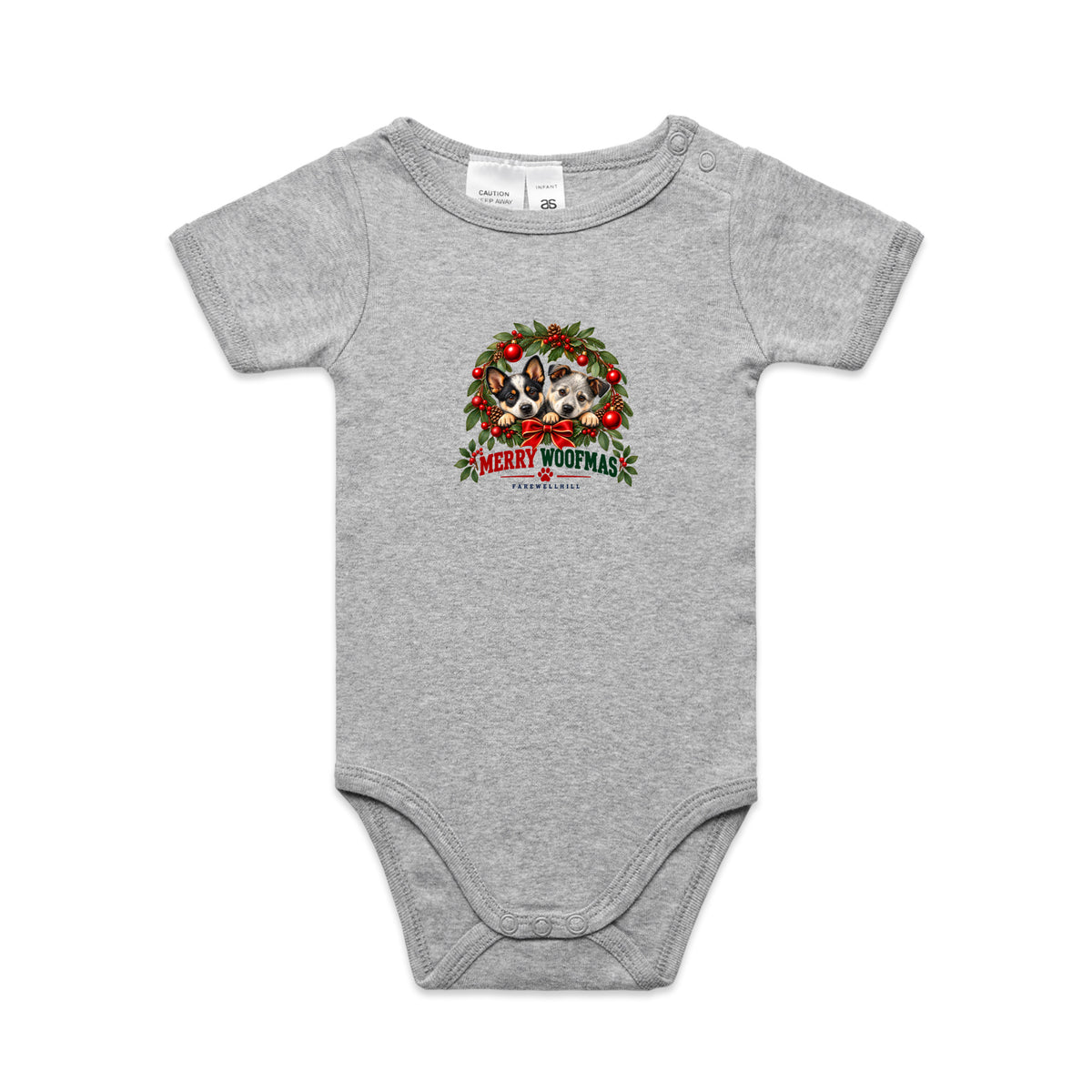 FAREWELLHILL Infant Mini-Me One-Piece - Merry Woofmas