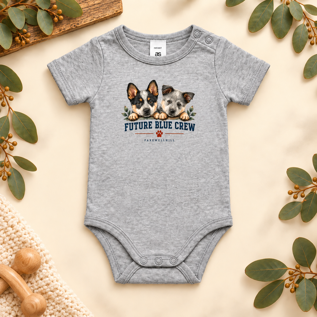 FAREWELLHILL Infant Mini-Me One-Piece - Future Blue Crew