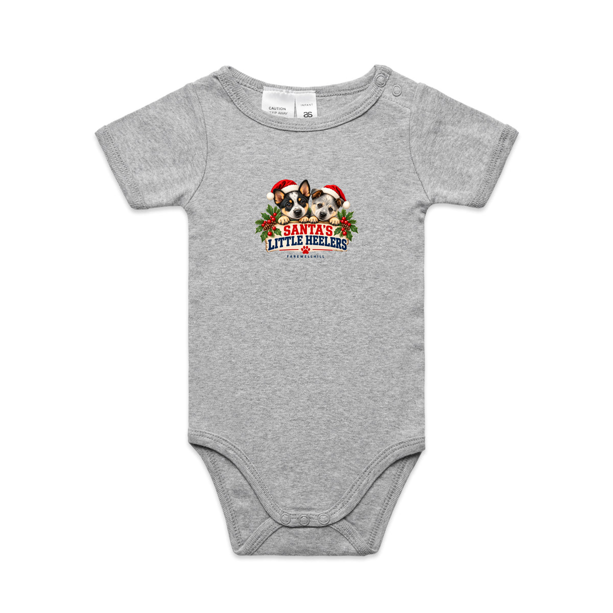 FAREWELLHILL Infant Mini-Me One-Piece - Santa’s Little Heelers