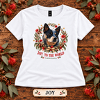 FAREWELLHILL Women’s Maple Tee - Joy to the World – Joy