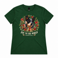 FAREWELLHILL Women’s Maple Tee - Joy to the World – Joy