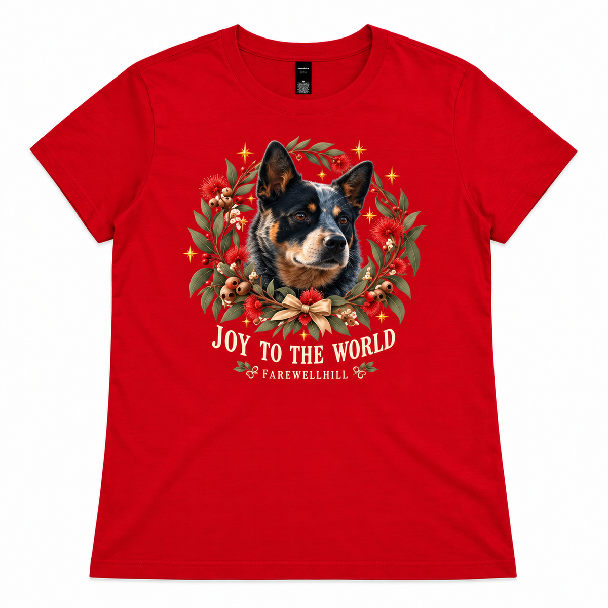 FAREWELLHILL Women’s Maple Tee - Joy to the World – Joy