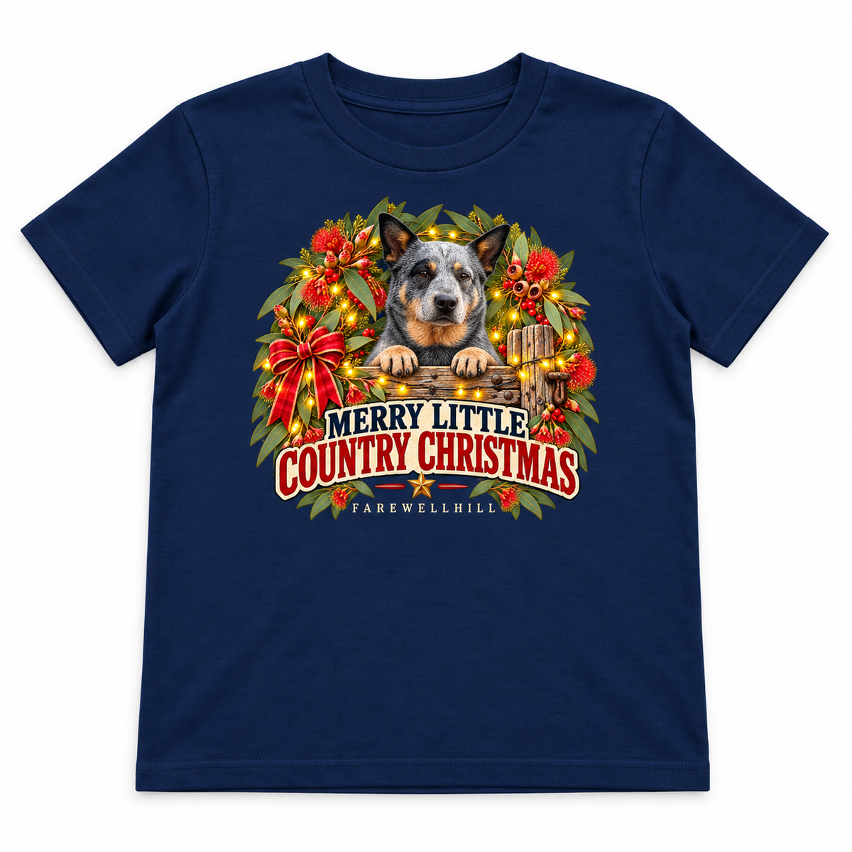 FAREWELLHILL Youth Staple Tee - Merry Little Country Christmas