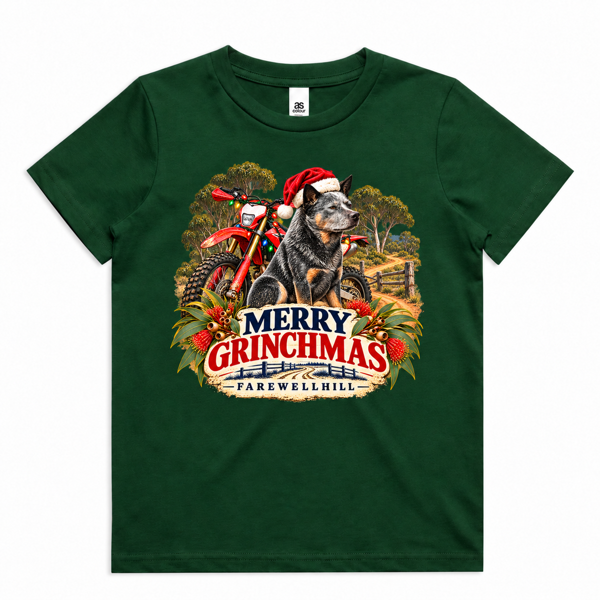 FAREWELLHILL Youth Staple Tee - Merry Grinchmas