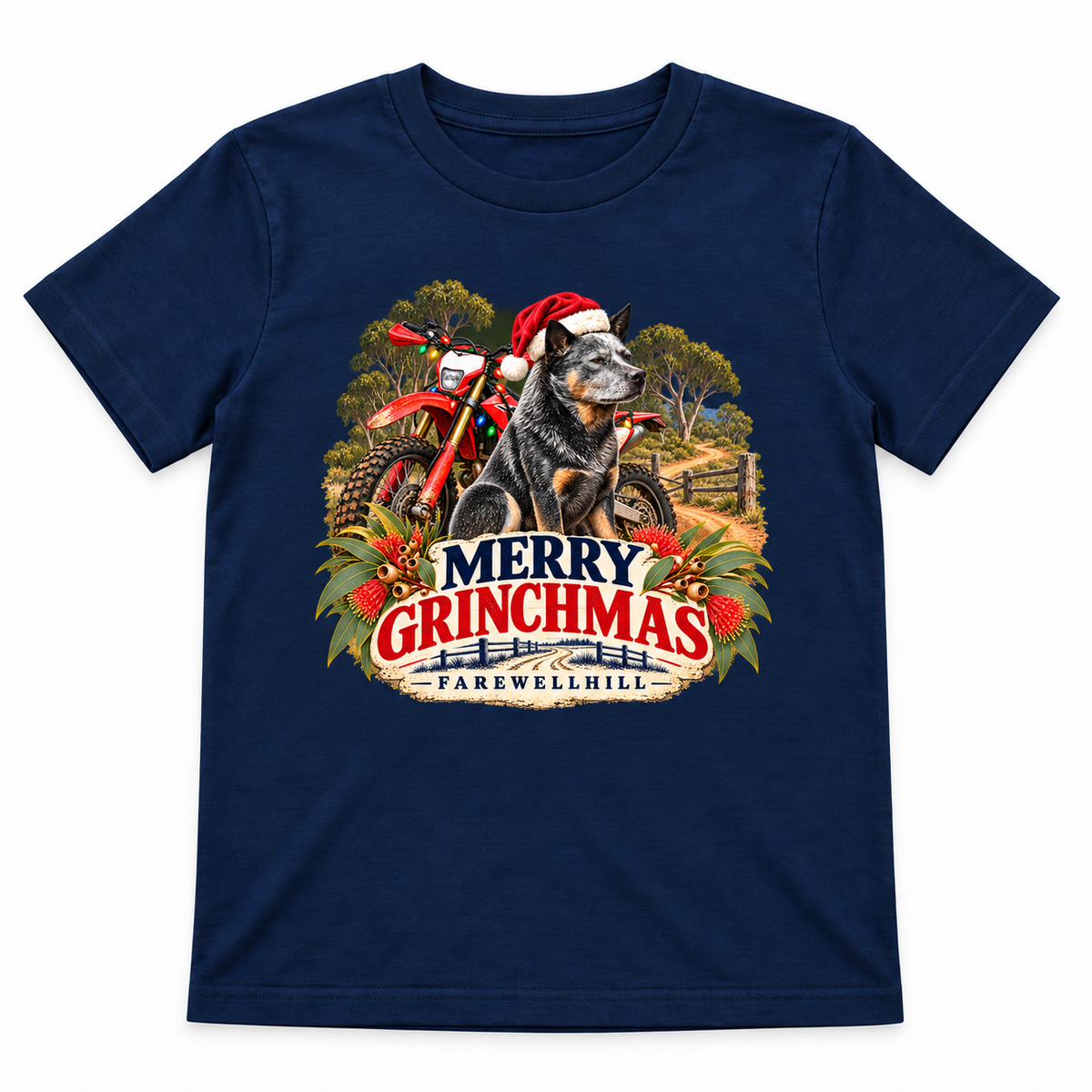FAREWELLHILL Youth Staple Tee - Merry Grinchmas