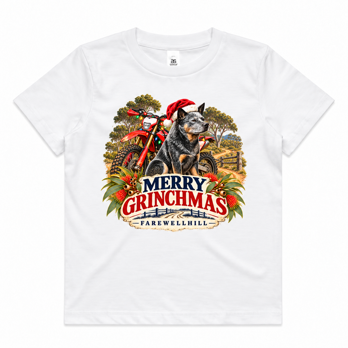 FAREWELLHILL Youth Staple Tee - Merry Grinchmas