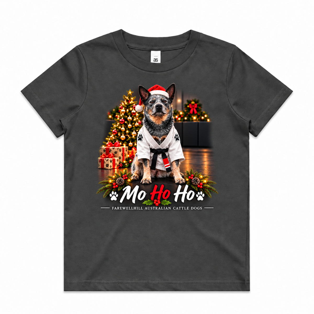 FAREWELLHILL Youth Staple Tee - Mo Ho Ho Christmas Jujitsu
