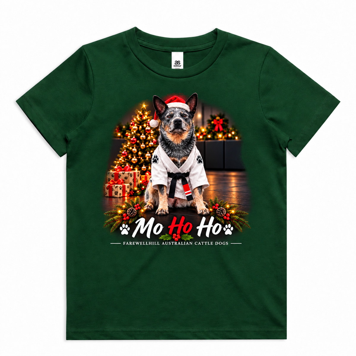 FAREWELLHILL Youth Staple Tee - Mo Ho Ho Christmas Jujitsu