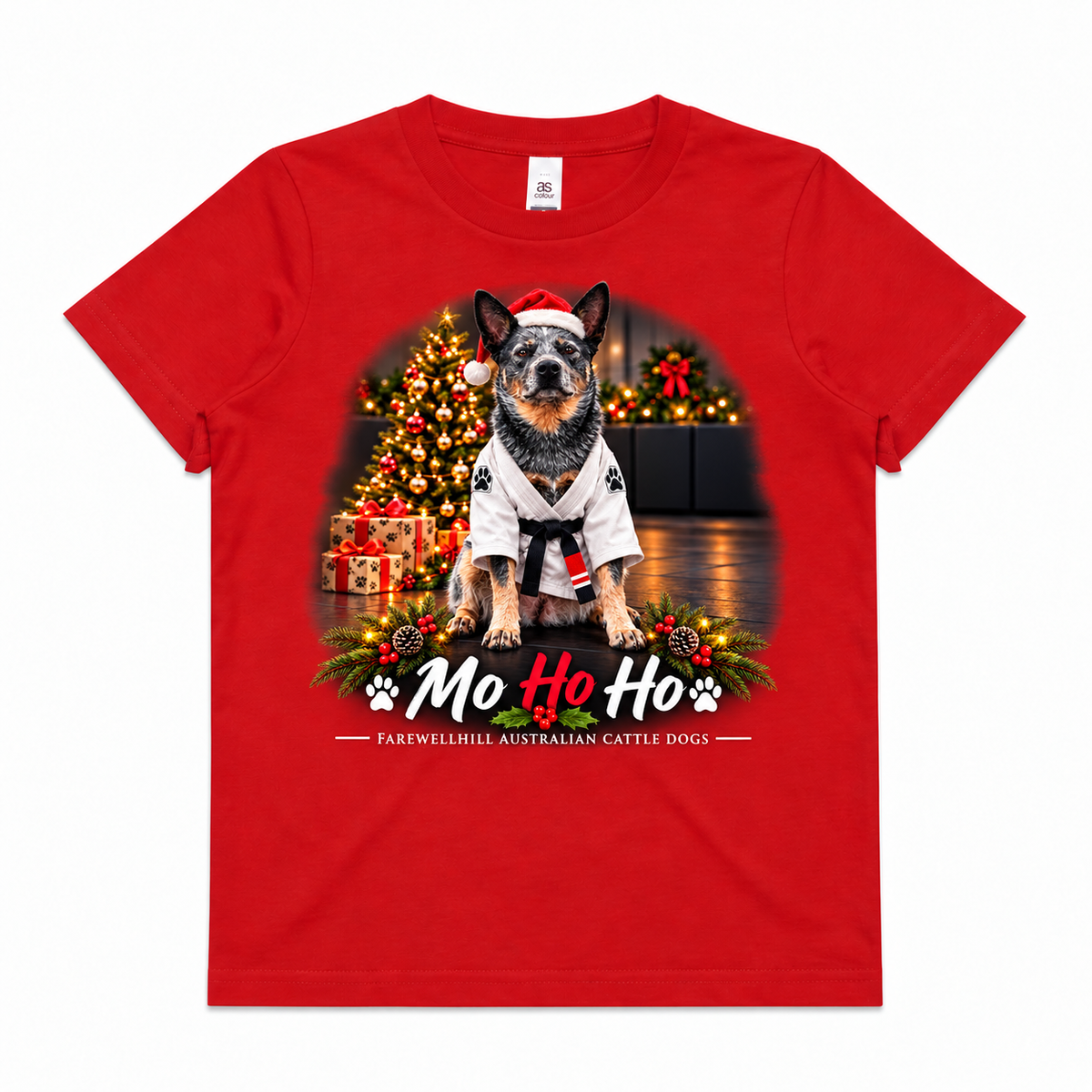 FAREWELLHILL Youth Staple Tee - Mo Ho Ho Christmas Jujitsu