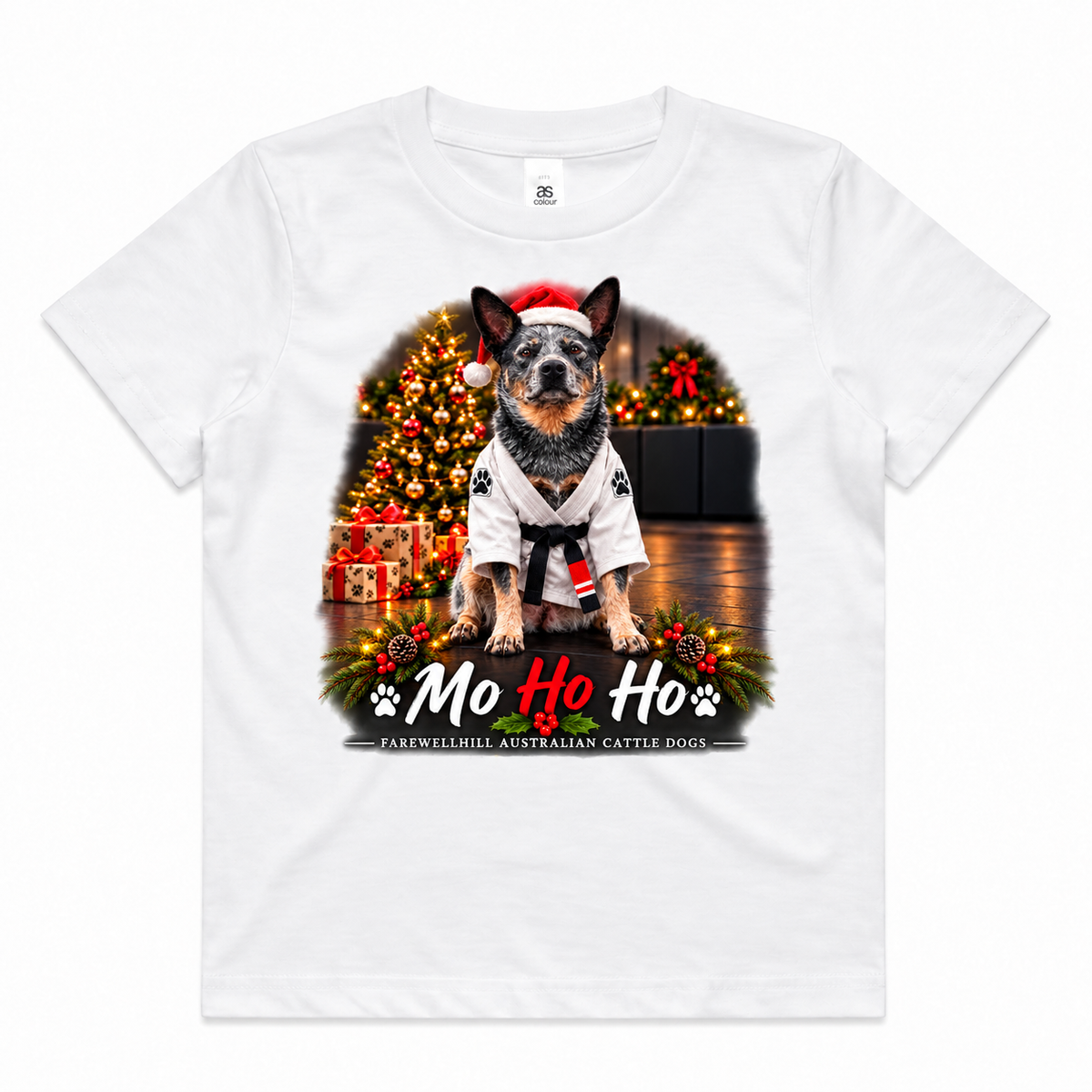 FAREWELLHILL Youth Staple Tee - Mo Ho Ho Christmas Jujitsu