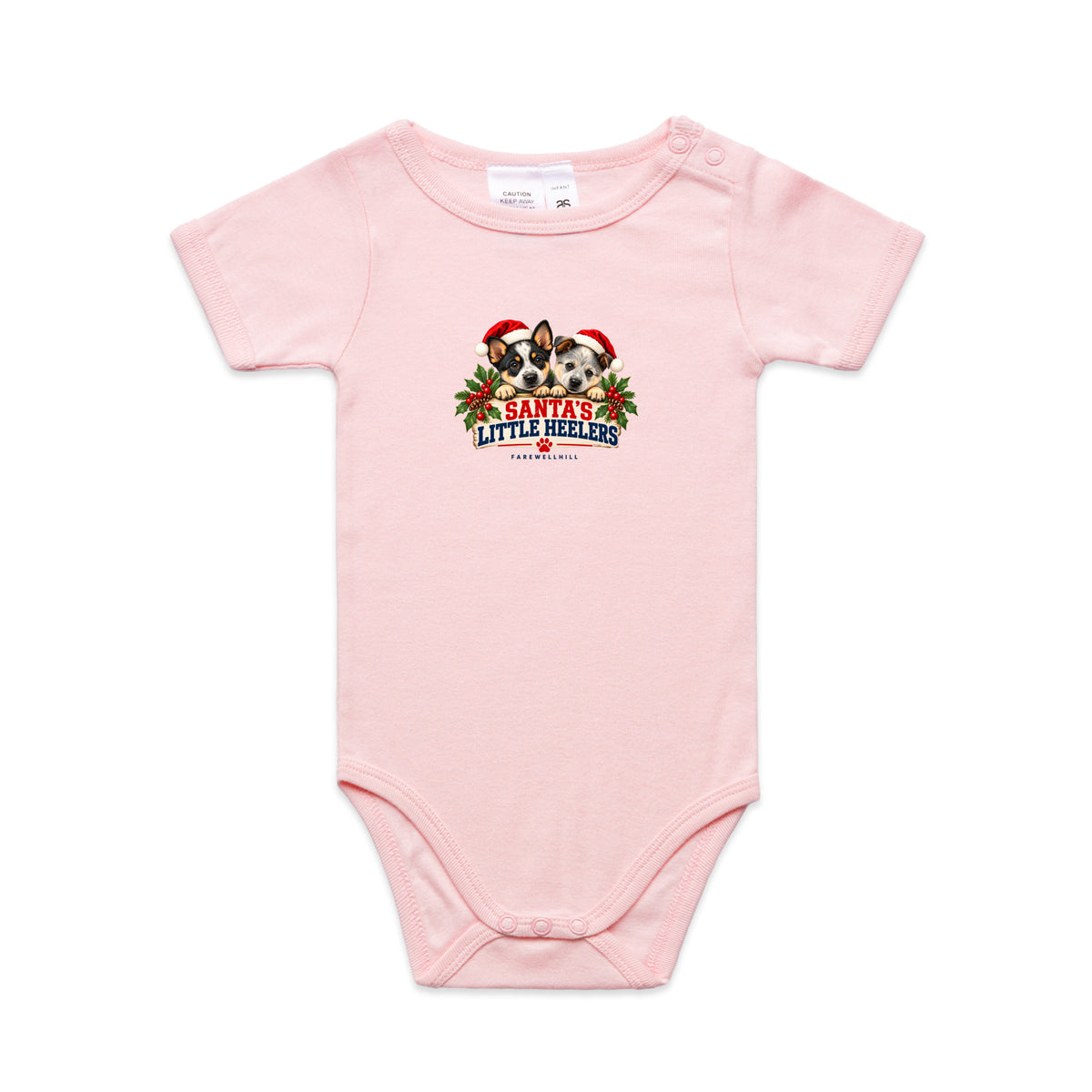 FAREWELLHILL Infant Mini-Me One-Piece - Santa’s Little Heelers